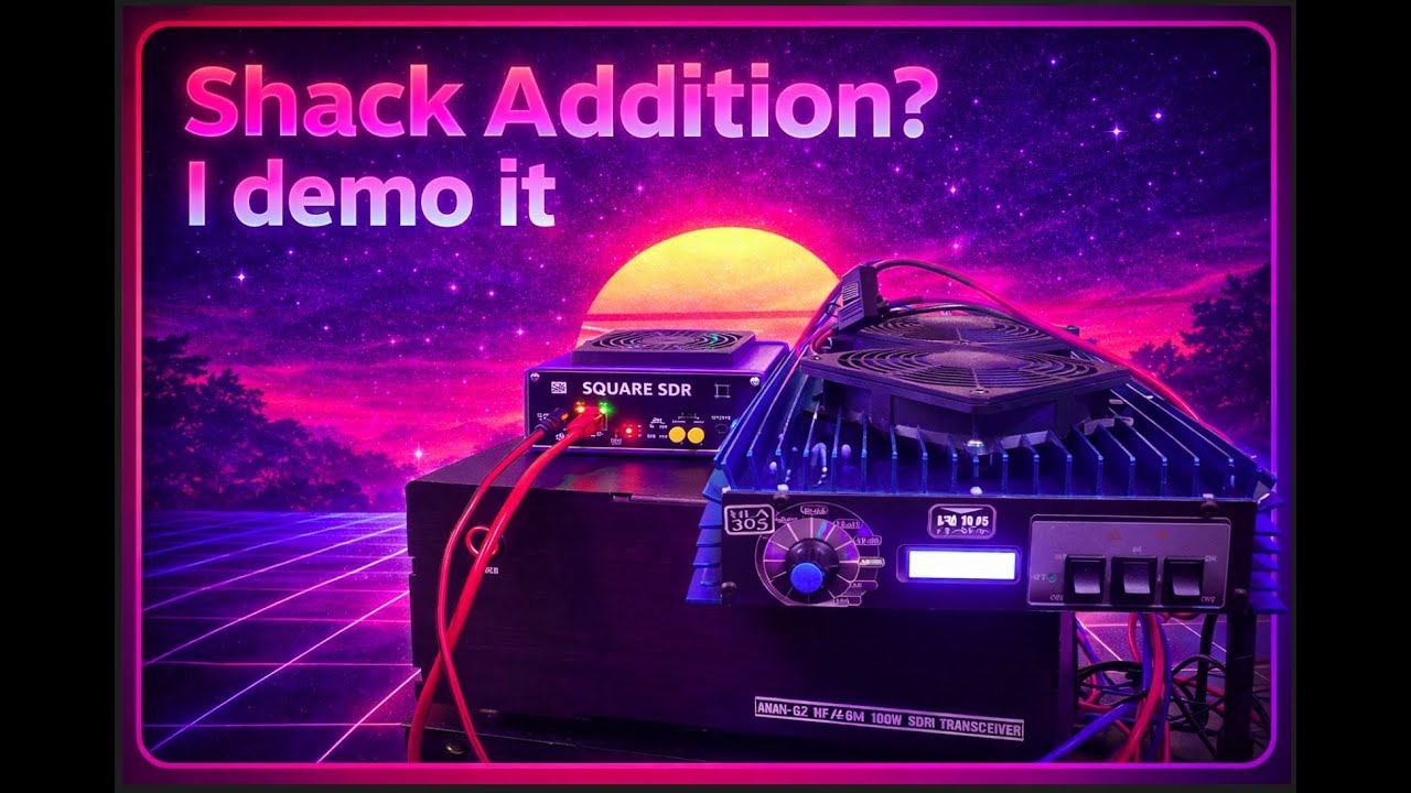 Demo and Test of a new to me amplifier for Hermes/Square SDR