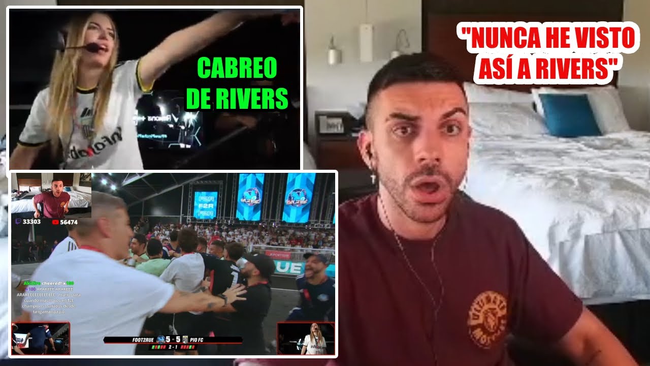 DjMaRiiO REACCIONA A PIO 🐥VS LOS FRANCESES🇫🇷 | cabreo de rivers