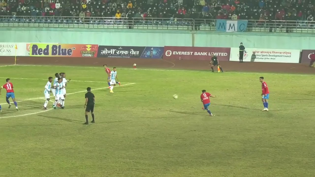 Amazing world  Class Freekick  Goal From Sunil Bal II A Division League  against MMC 2078