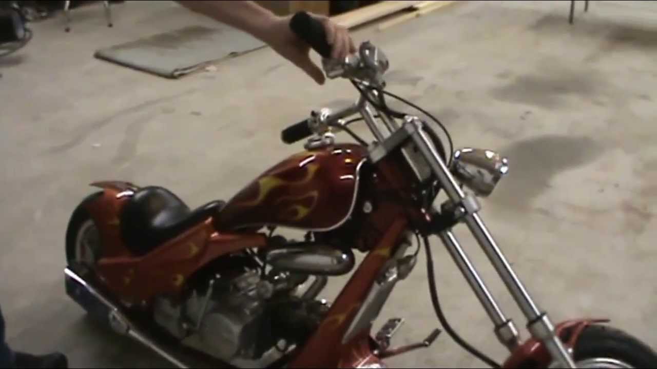 Mini chopper and carb cleaning and adjustment