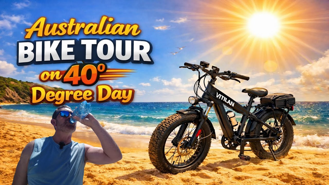 Surviving 40°C+ Heat on an E-Bike! - South Australia 