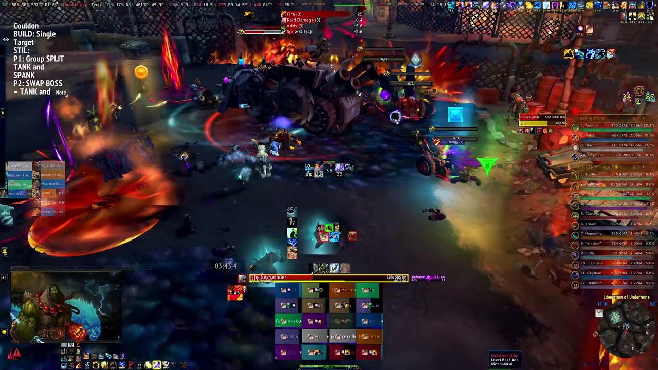 WoW Mythic Raid Guild Progress