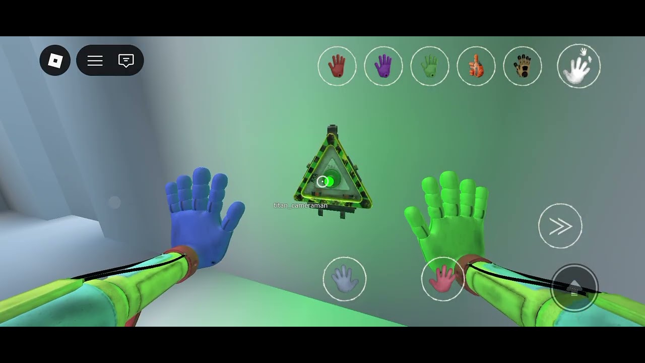 Jugando una prueba de Grabpack en Roblox con mi hermano 