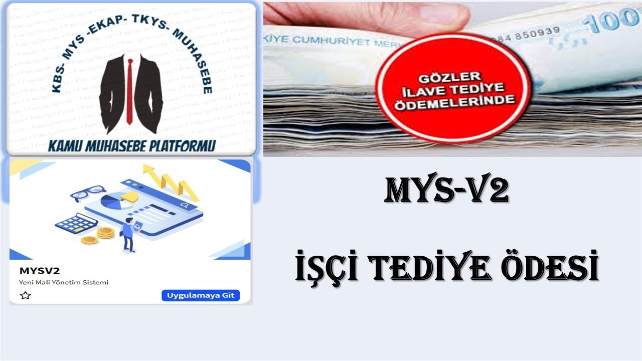 MYS V2 İŞÇİ TEDİYE HARCAMA TALİMATI VE ÖDEME EMRİ DÜZENLEME