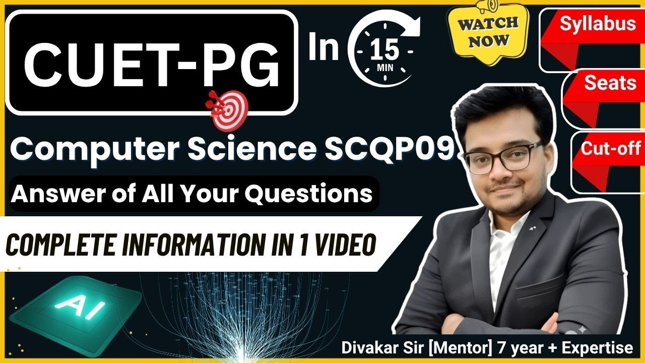 CUET- PG Computer Science & Application [SCQP09] Ace to Crack Exam and Secure Seats in Universities
