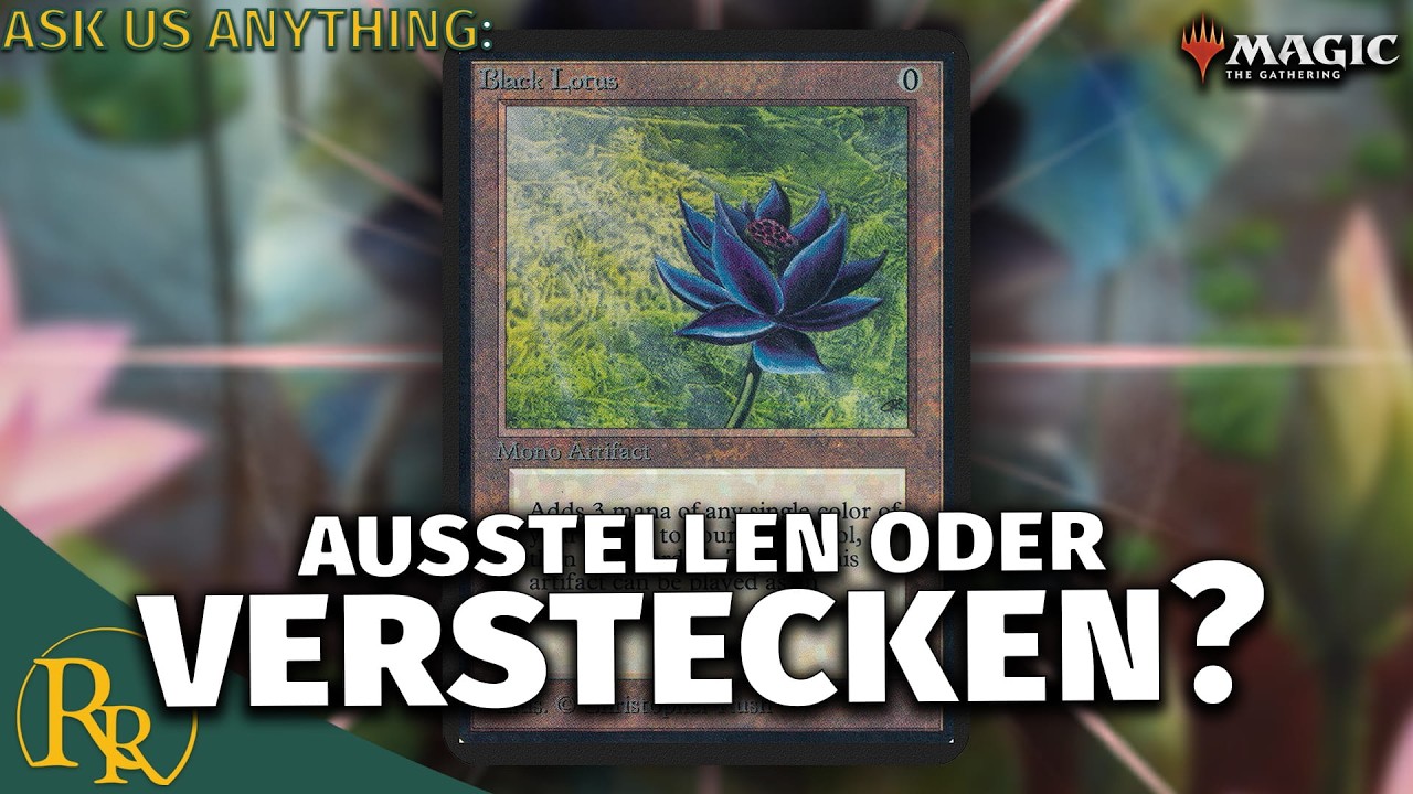 Wie bewahrt man einen BLACK LOTUS auf? 👀 | Ask Us Anything | Radio Ravnica