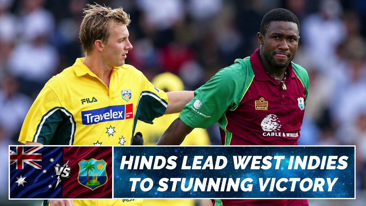 West Indies STUNS Australia | Wavell Hinds Lead West Indies to Stunning Victory Over World Champions