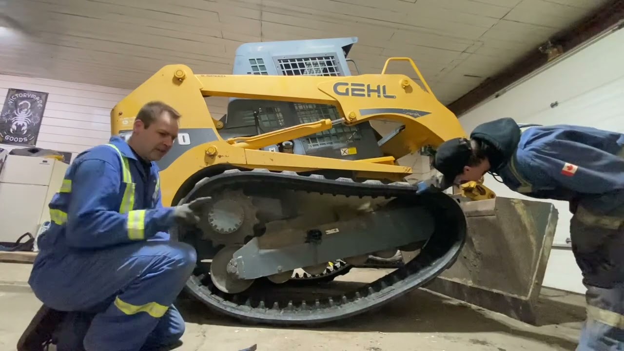 How To Replace The Tracks On A Gehl CTL-70