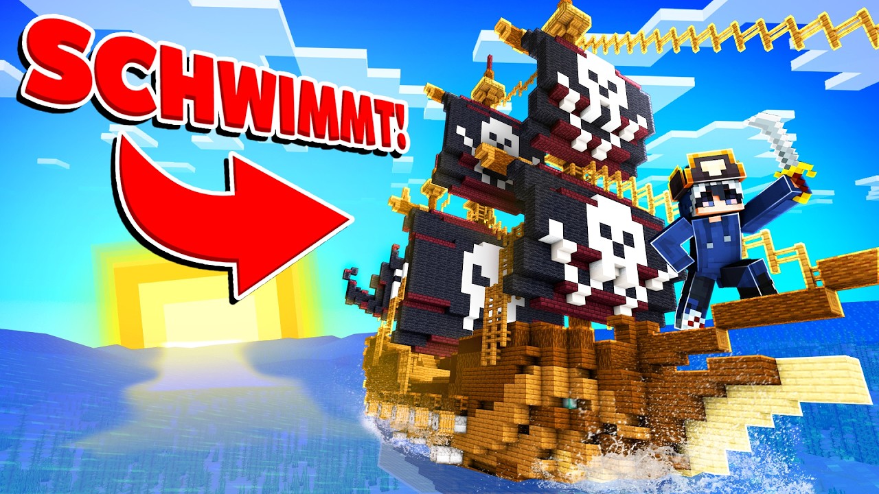 Ich habe ein ECHTES SCHIFF mit Minecraft MODS gebaut...