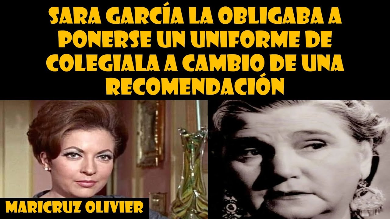 Sara García la obligaba a ponerse un uniforme de colegiala a cambio de una recomendación