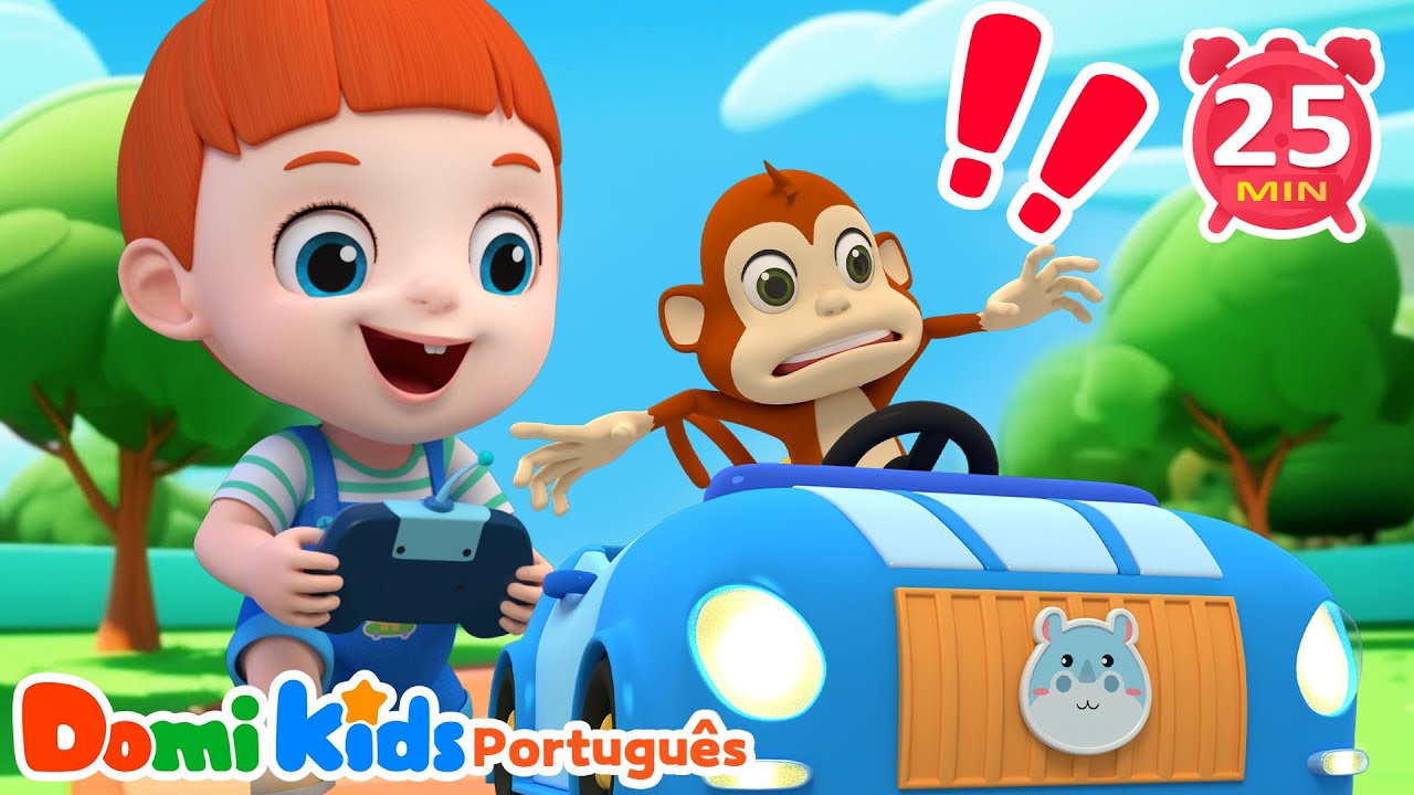 🚙💨 Corrida Divertida de Carros | Can&ccedil;&otilde;es Infantis | Domi Kids | LEFUN Kids TV