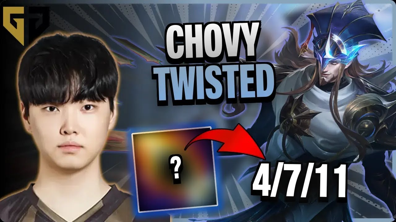 GEN Chovy MIDDLE Twisted Fate vs Viktor | 15.11