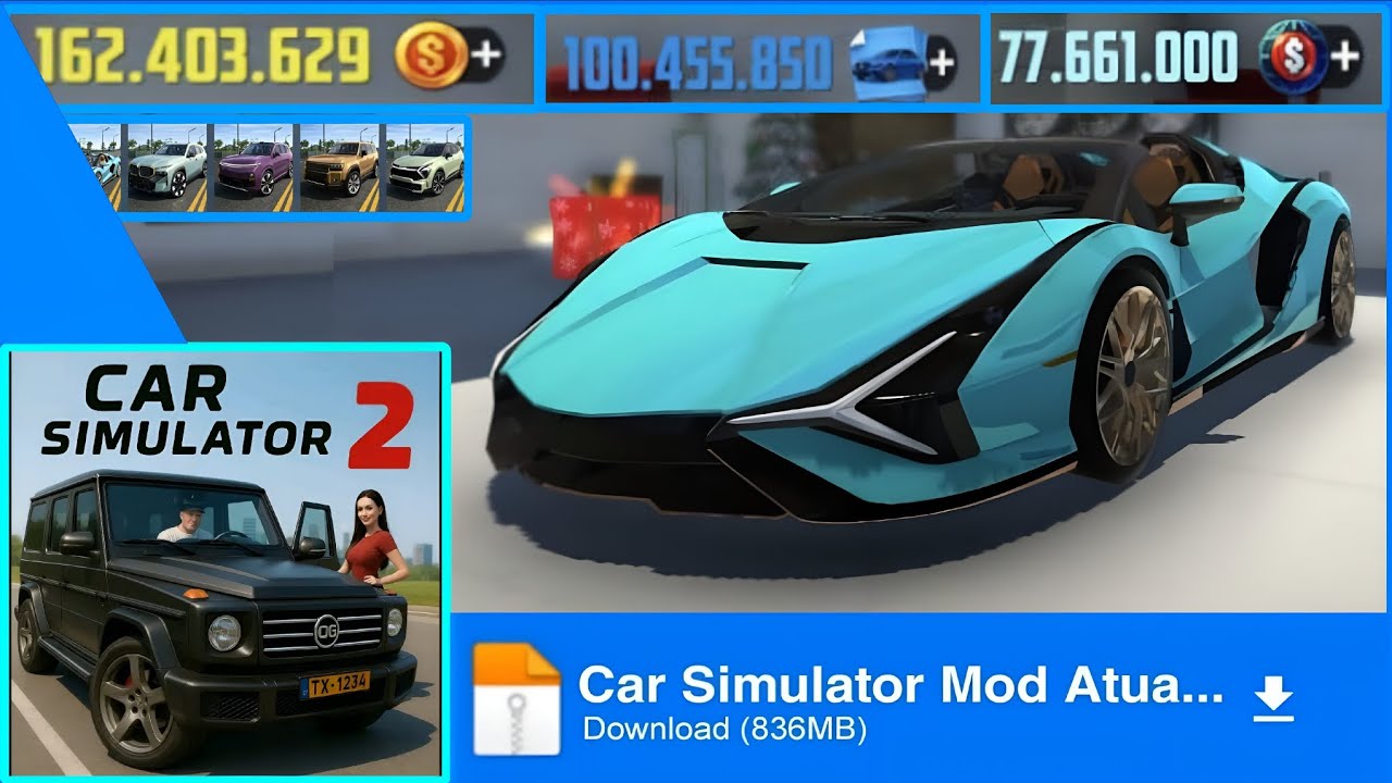 CAR SIMULATOR 2 Mod Apk COMPRA GRÁTIS E DINHEIRO INFINITO VERSÃO 1.60.2 Atualizado 