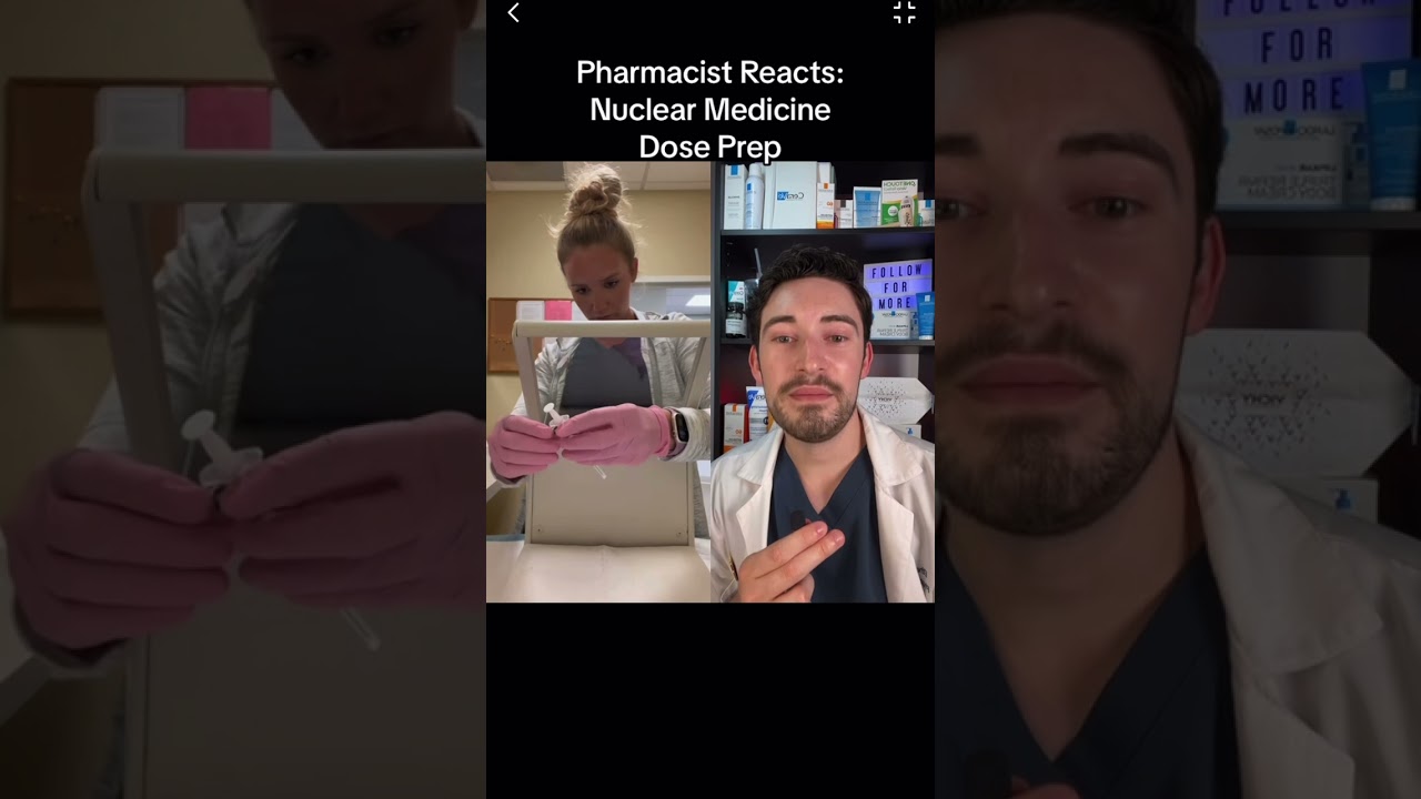 Nuclear Medicine Dose Prep #pharmacist #nuclearmedicine #nuclear #hospital #doctor #nurse #shorts
