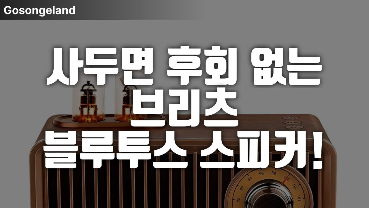 사두면 후회 없는 브리츠 블루투스 스피커!