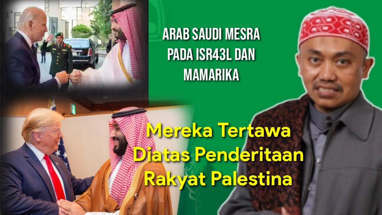 Inilah Alasannya Mengapa Arab Saudi dan Kaum Salafi-Wahabi Tidak Mau Membantu Palestina 