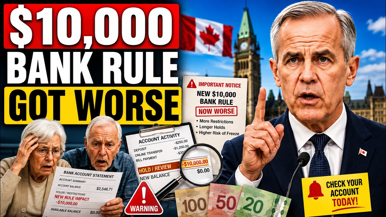 $10,000 Bank Rule Just Got Worse &mdash; Canadian  Seniors Must Check Their Accounts