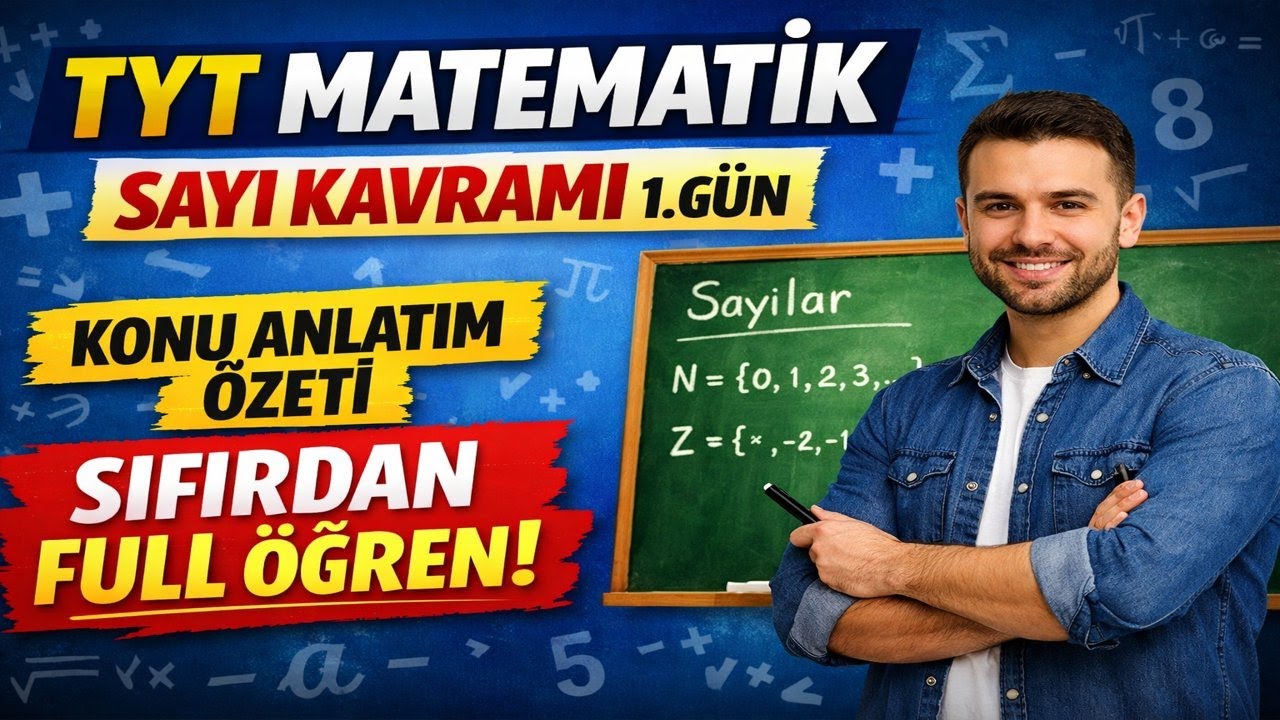 TYT Matematik Başlangıç | Sayı Kavramı Konu Anlatımı (Full Rehber)