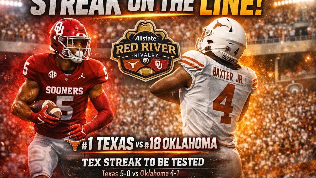 CFB 26/Texas Week 7 🆚 #18 Oklahoma RRRivalry (I do not own the rights to the music)
