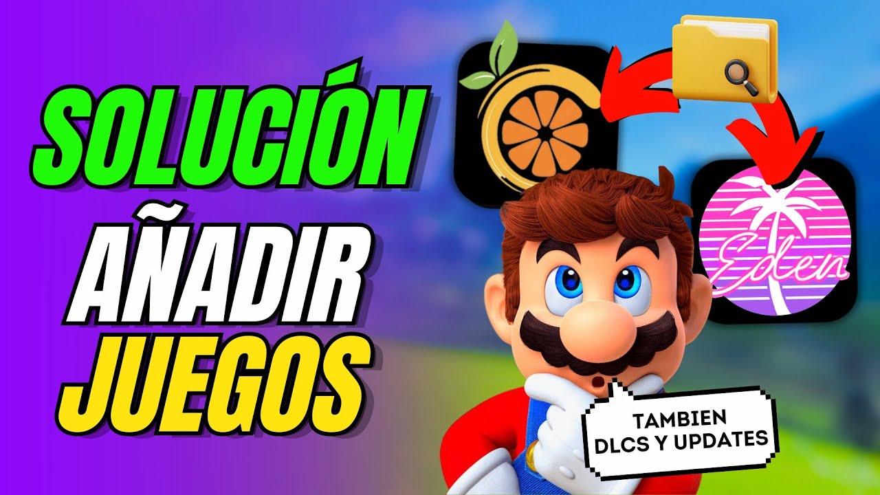 Como INSTALAR los JUEGOS en Eden y CitronCorrectamente🥒+Dlc y Update🥒Solución no salen los juegos
