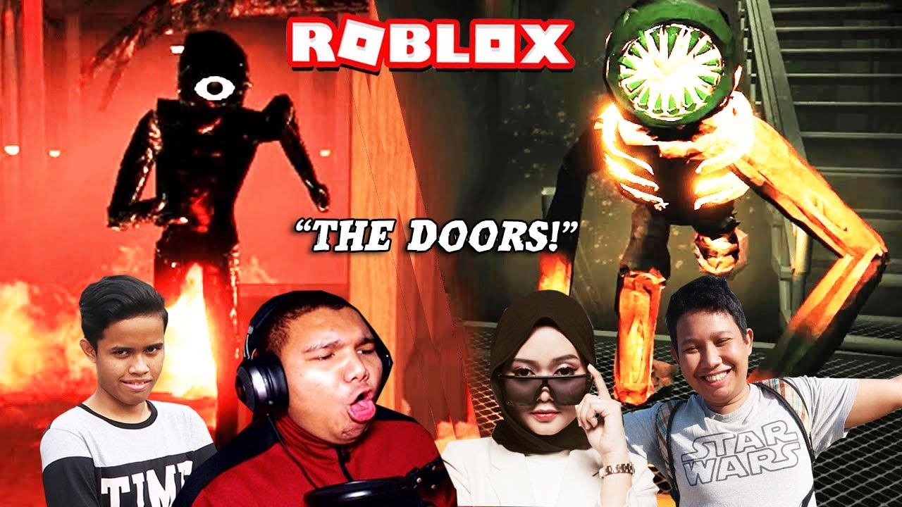 OOHAMI & TEAMFIRES SESAT😱 di ALAM PINTU HANTU! - Roblox: The Doors | Malaysia ''Full Gameplay''