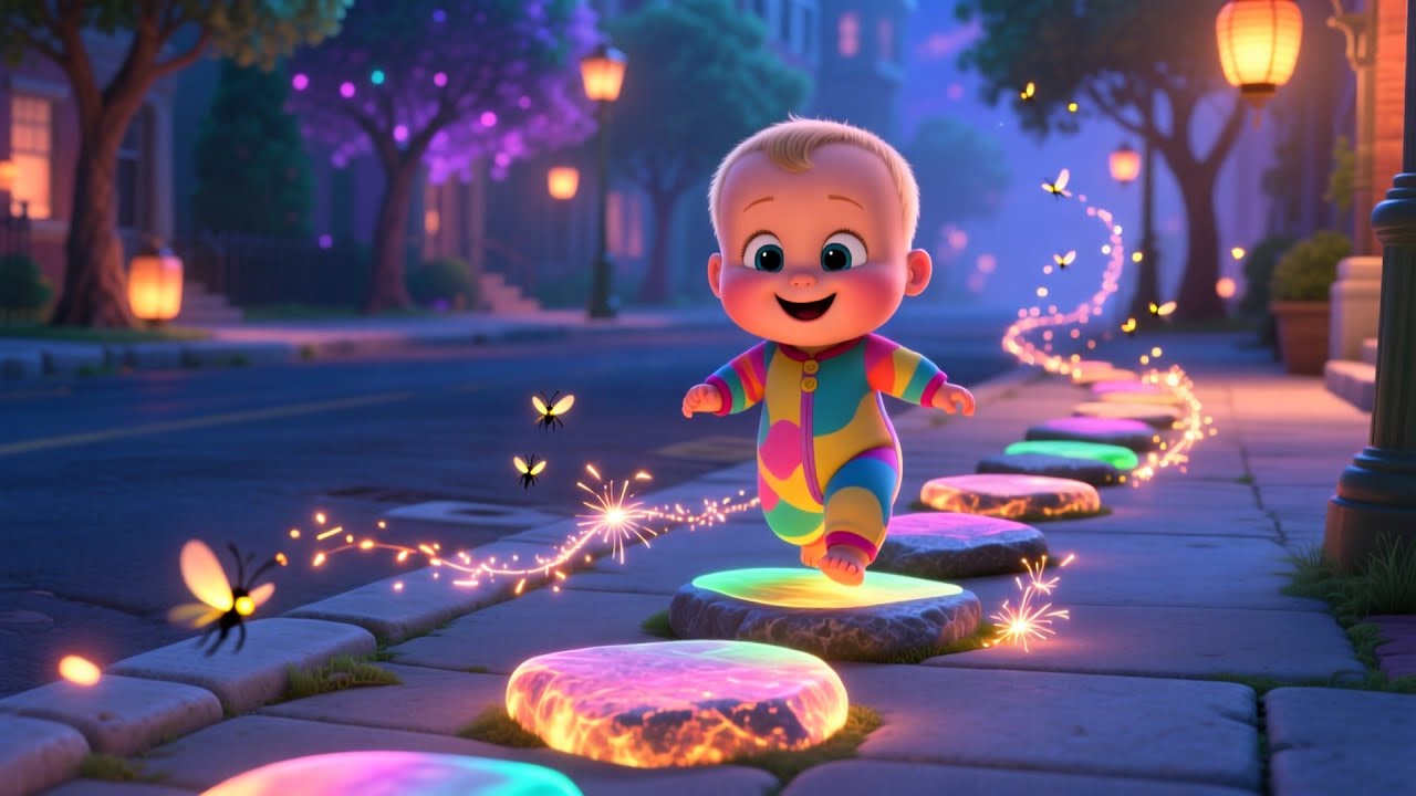 Baby in Fireworks Town | Nursery Rhyme Song for Kids