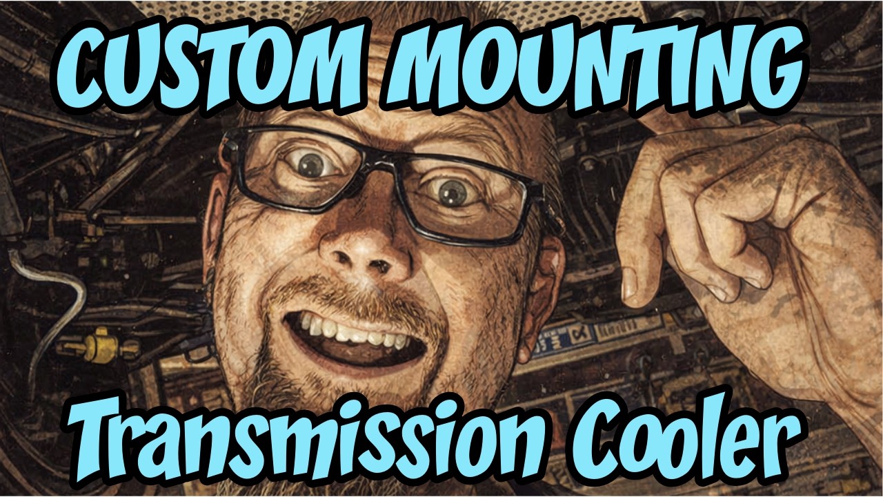 Custom Transmission Cooler Mount – Corvair Rampside Build