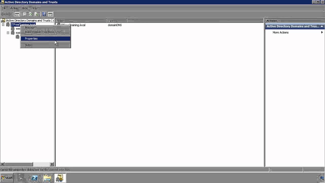 MCITP 70-640: Доверительные отношения Active Directory