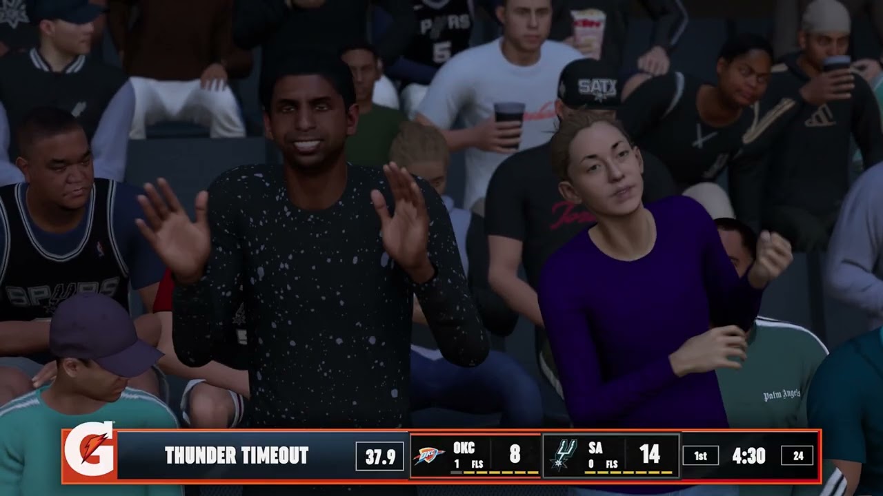NBA 2K26 Gameplay: Oklahoma City Thunder vs San Antonio Spurs - (Xbox Series X) [4K60FPS]