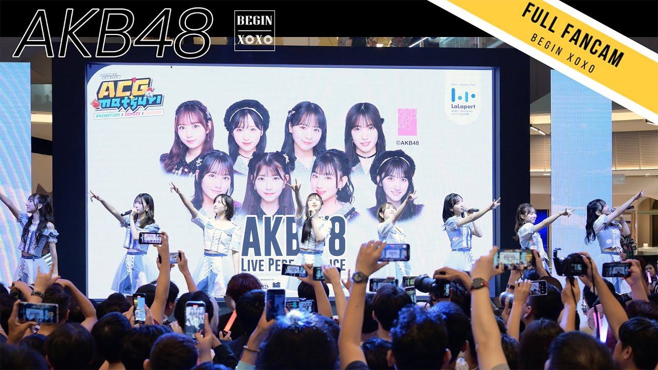 AKB48 - Full Fancam ACG Matsuri 2024 @ LaLaport Bukit Bintang City Centre | 240817
