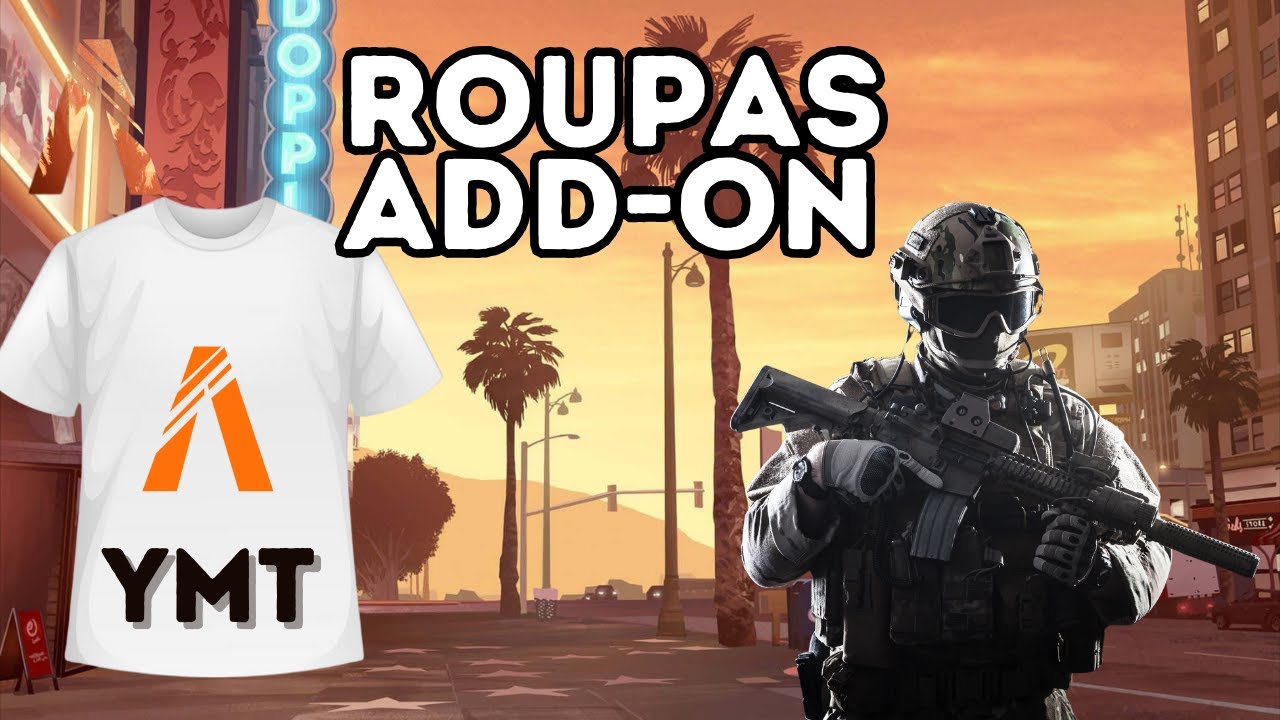 COMO CRIAR ROUPAS  ADDON👕  SEM SUBSTITUIR DO SEU SERVIDOR   DE FIVE M 2024