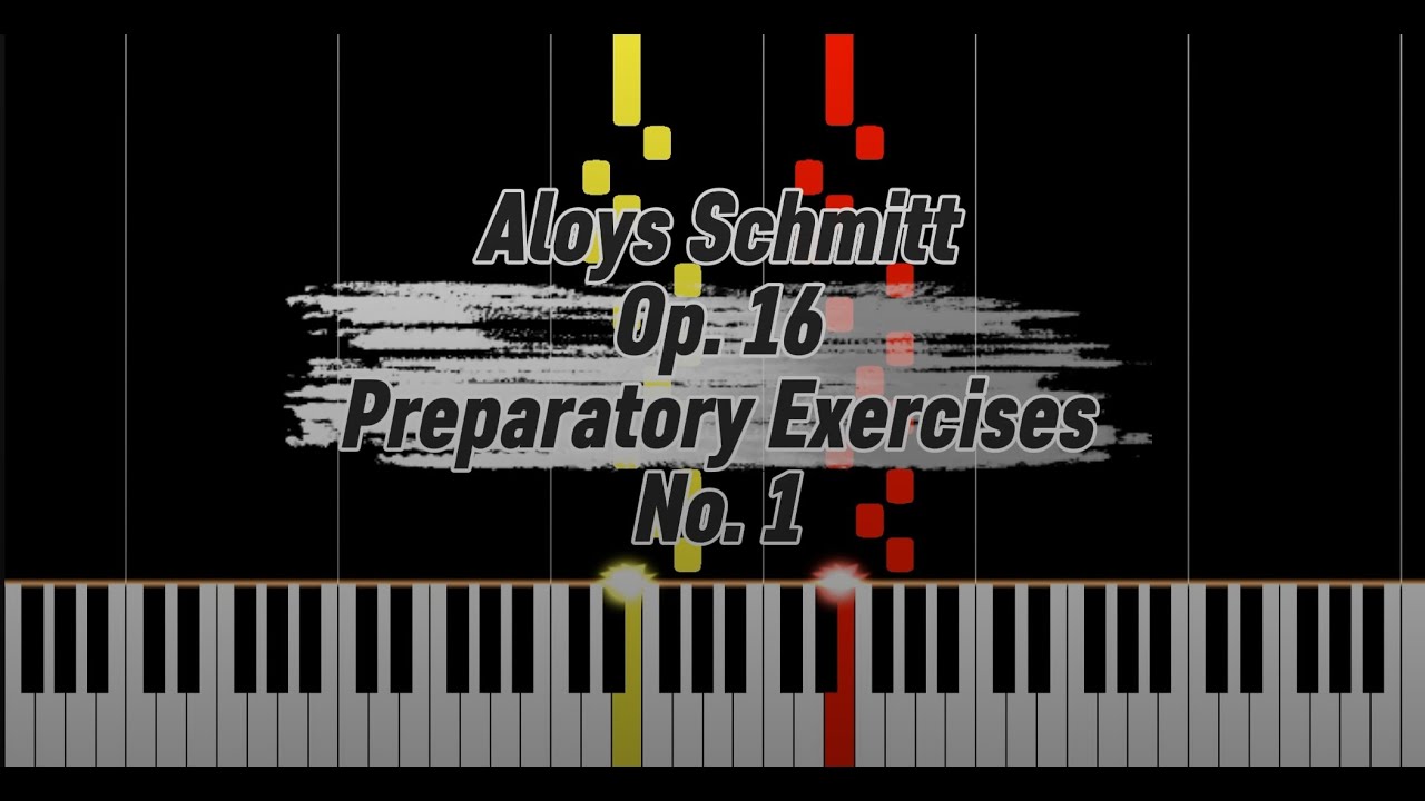Aloys Schmitt Op.16 Preparatory Exercises No.1 ||Tutorial.