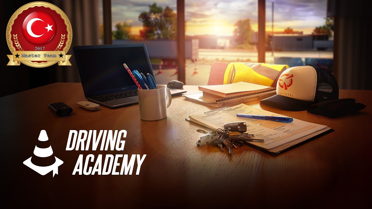 ATS   Driving Academy Parkurları Tamamlıyoruz:) Aslında Çok Zoorrr Bu Tırlar Uzun...