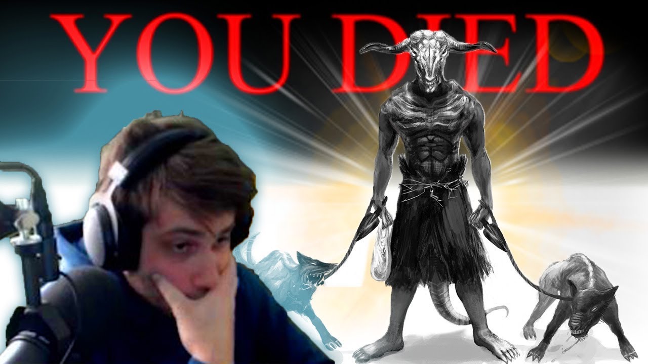 First Time Dark Souls Player Vs. Capra Demon