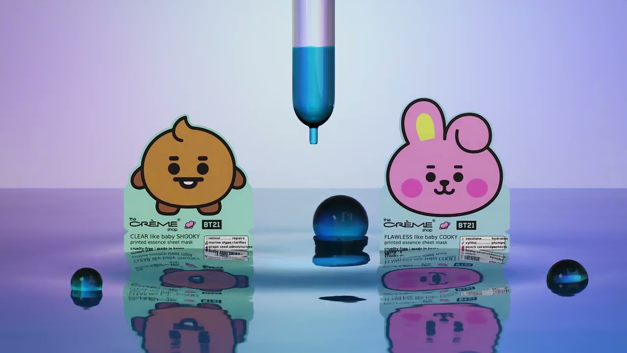 OFFICIAL BTS BT21 BABY K-BEAUTY COLLAB | The Cr&egrave;me Shop
