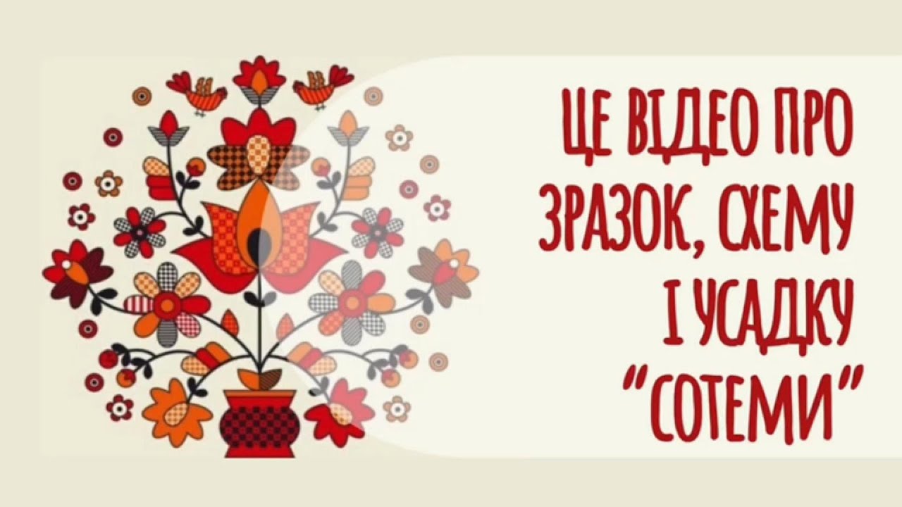 Це відео про зразок, схему і усадку 