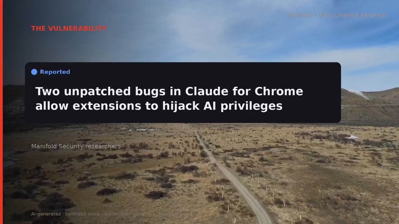 RERIGHT &middot; New bugs in Claude for Chrome allow extensions to abuse AI p