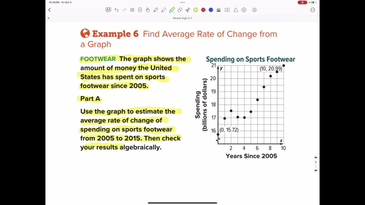 Reveal Algebra 2 Lesson 3-1, Part 5
