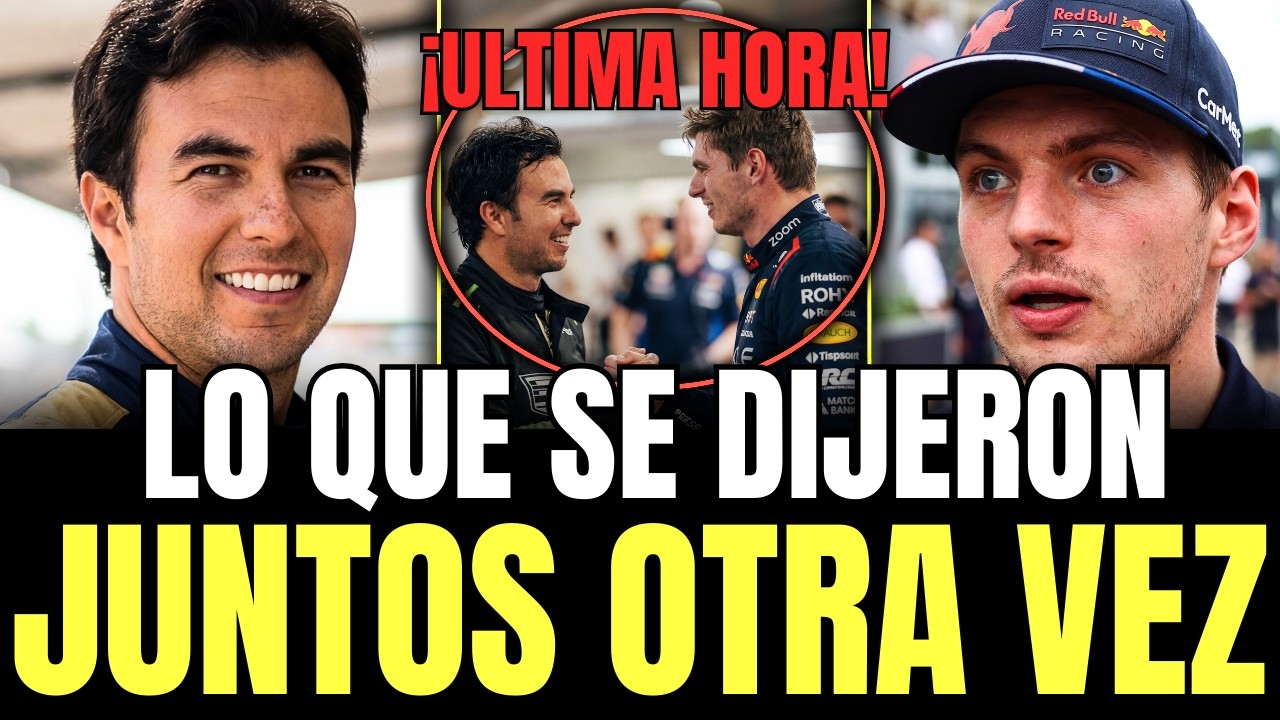¡CHESTAPPEN VUELVE! CHECO PÉREZ y VERSTAPPEN JUNTOS en CHINA 2026 — La SONRISA que NADIE vio
