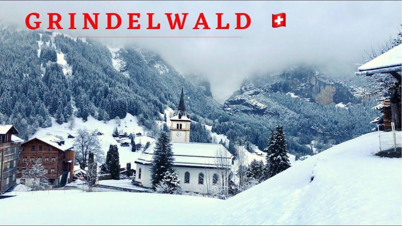 Grindelwald | Switzerland🇨🇭| ❄️ SNOWY day in PARADISE 🥶