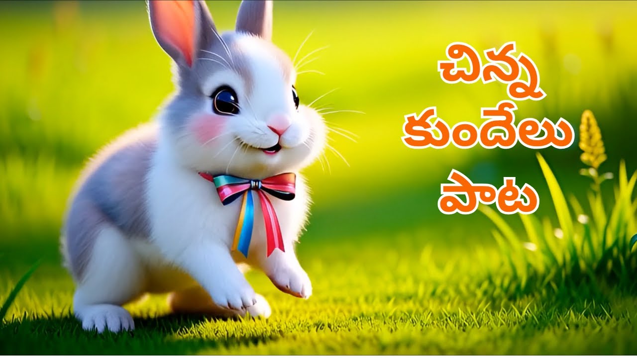 చిన్న కుందేలు పాట | Chinna Kundelu Song | Cute Telugu Rhyme | #telugurhymes