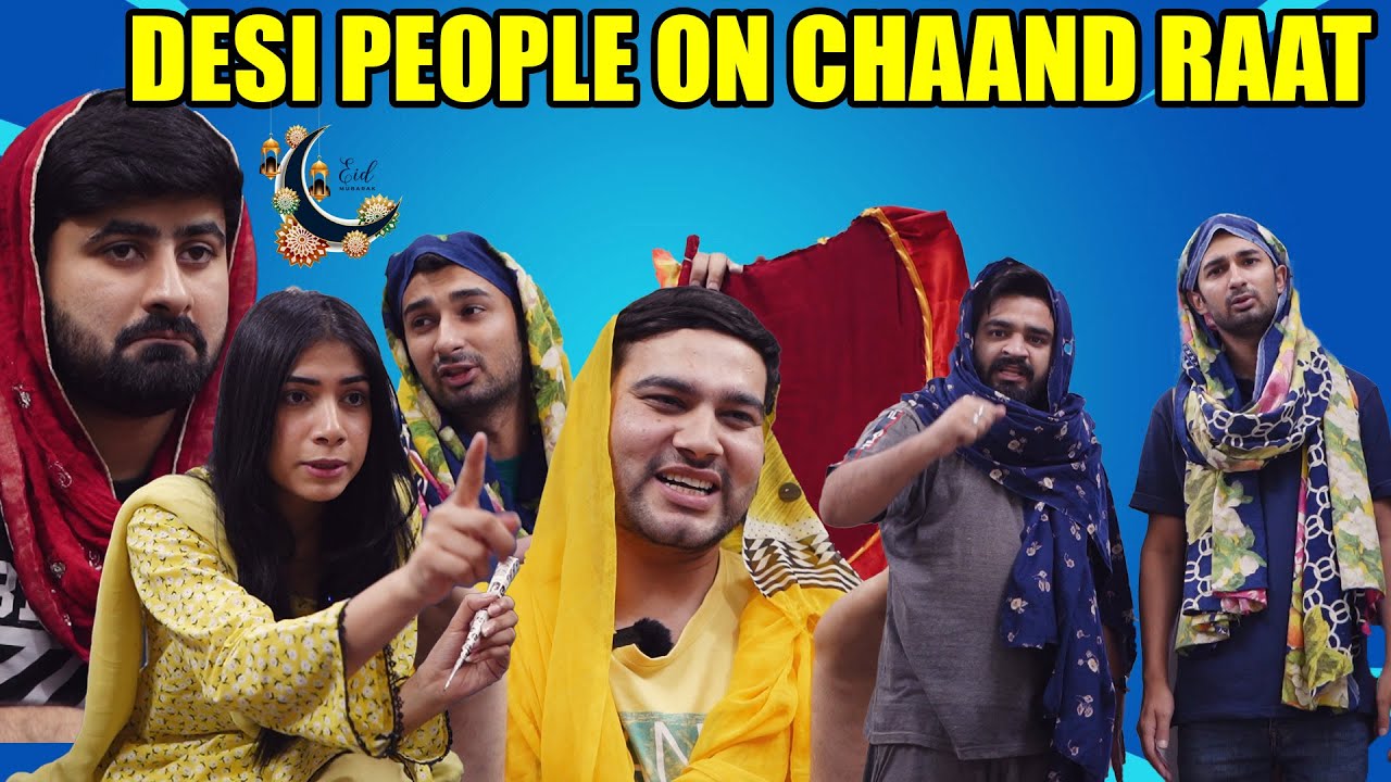 Desi People at Chaand Raat | DablewTee | Comedy Skit