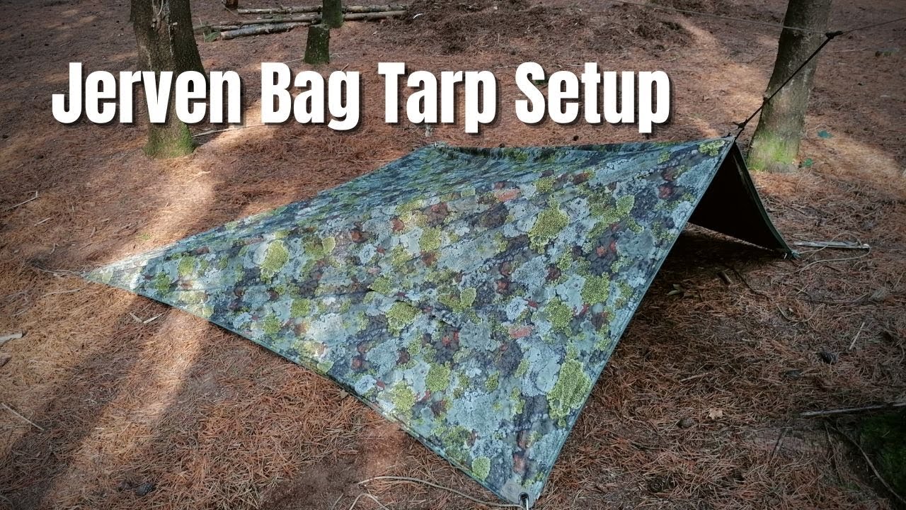 Jerven Bag Thermo Hunter Tarp Setup