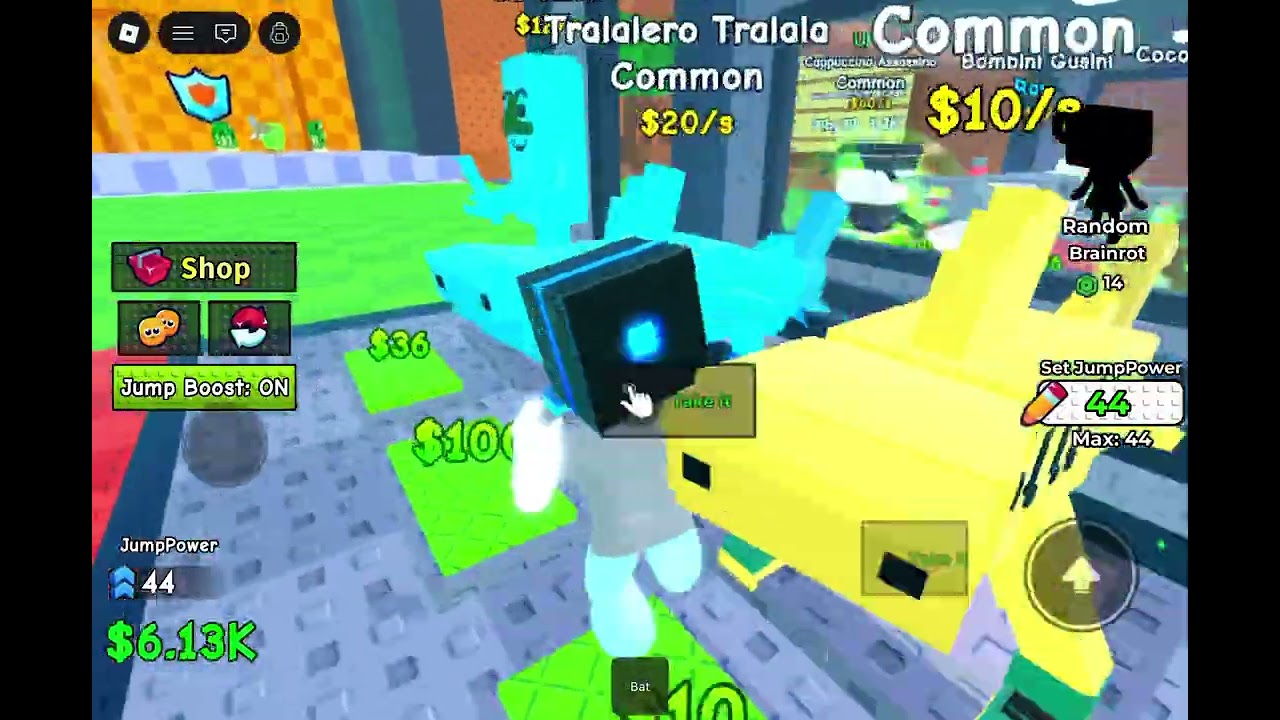 I played jump for brainrots