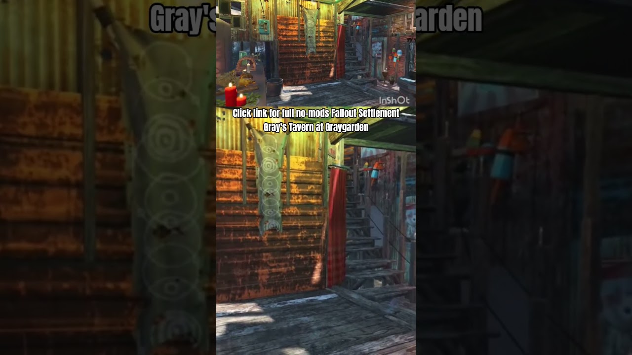 Hidden Door at Graygarden no mods Fallout Settlement