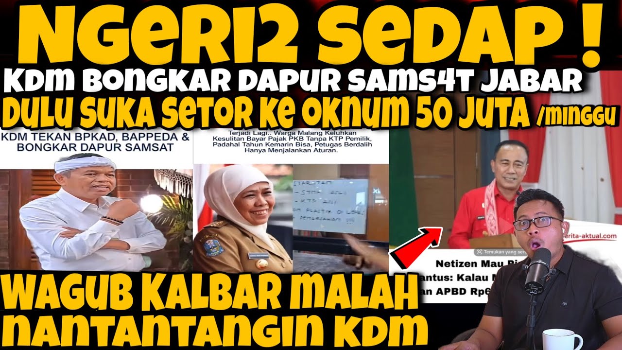 NGERI2 SEDAP‼️KDM BONGKAR DAPUR SAMS4T!DULU SUKA SETOR KE OKNUM A&B 50 JT-WAGUB KALBAR NANTANGIN KDM