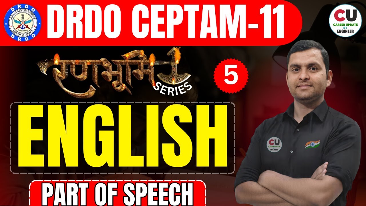 #5 DRDO CEPTAM 11 English Classes | DRDO English Classes | DRDO Technician-A English Classes | DRDO
