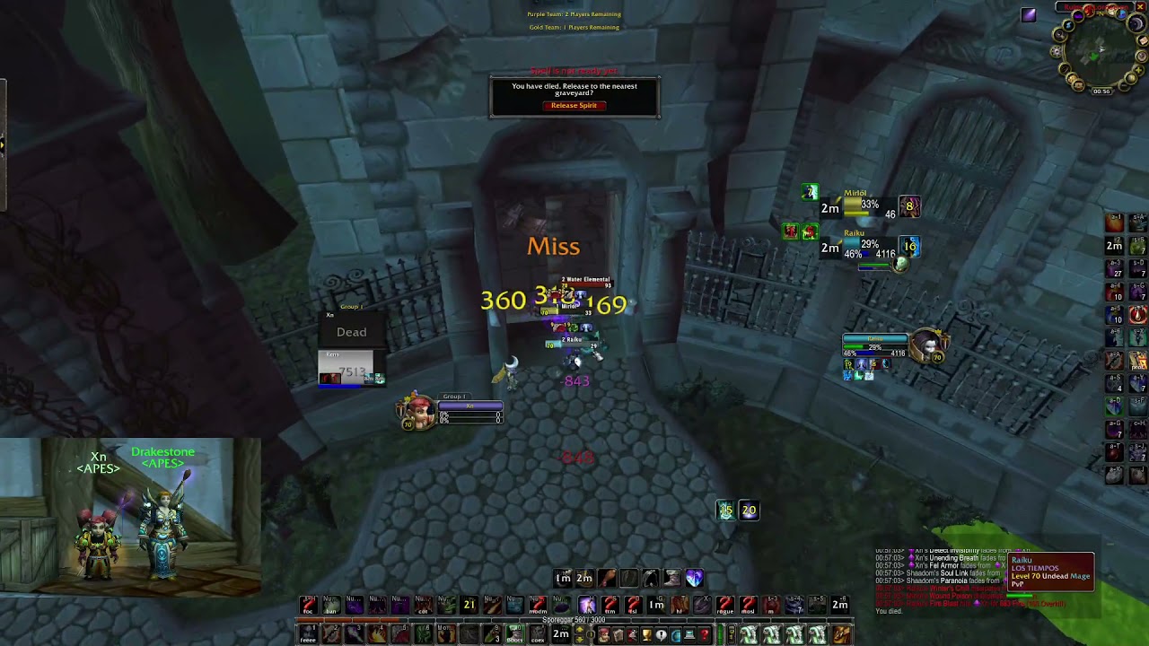 APES Xn/Rens vs Mir/Raiku (TBC Classic Arena)