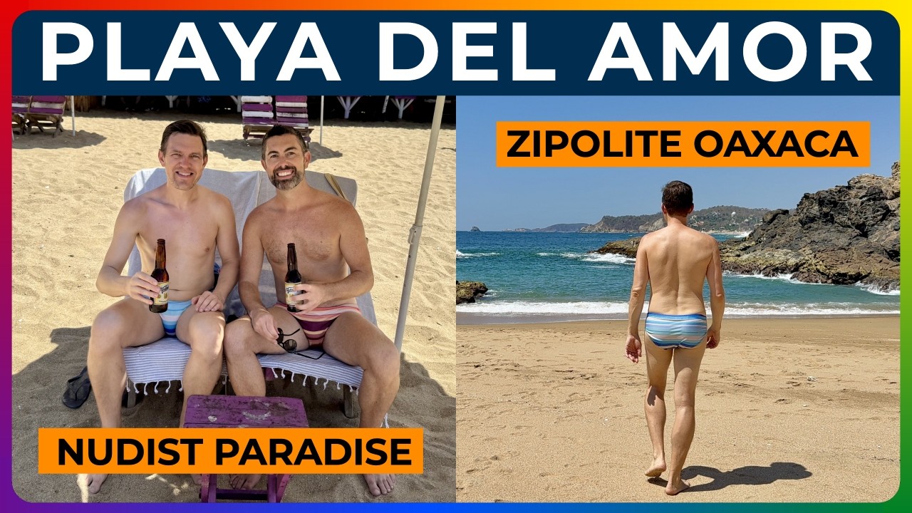 PLAYA DEL AMOR: Ta plaża dla gej&oacute;w i nudyst&oacute;w w Meksyku staje się DZIKA o zachodzie słońca!