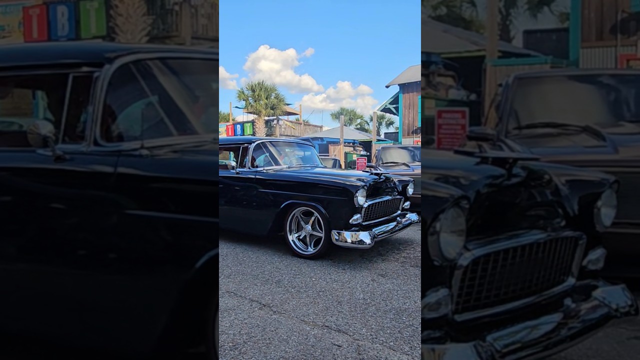 55 Bel Air в круизе по побережью 